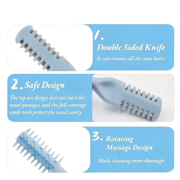 Nose Hair Trimmer prgislew Stainless Steel Design-4