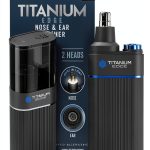 Nose Ear Trimmer Microtouch Titanium Blade Black-0