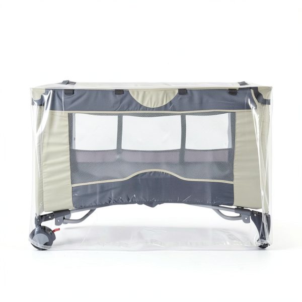 Baby Stroller Netting VitalCozy Polyester White-3