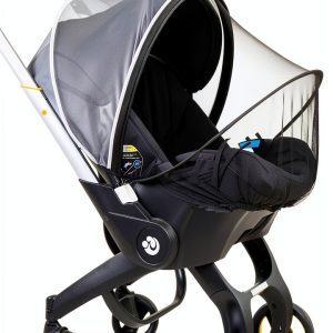 Sysmie Baby Stroller Insect Netting Black White-0