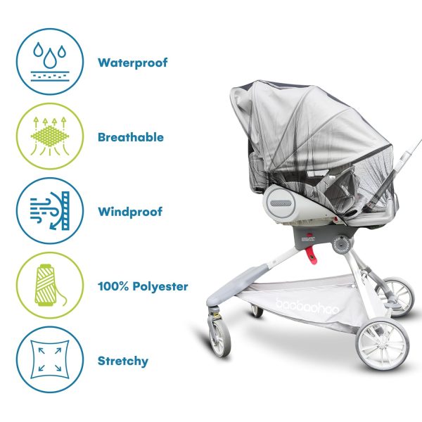 Enovoe Baby Stroller Mosquito Net Cover-5