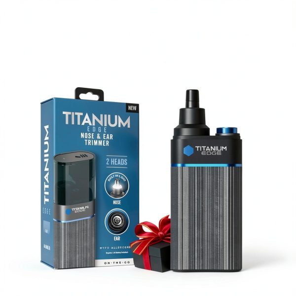 Nose Ear Trimmer Microtouch Titanium Blade Black-1