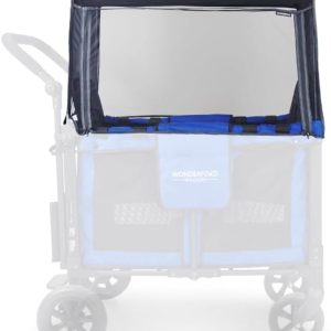 WonderFold Outdoor Stroller Mosquito Net Black-0