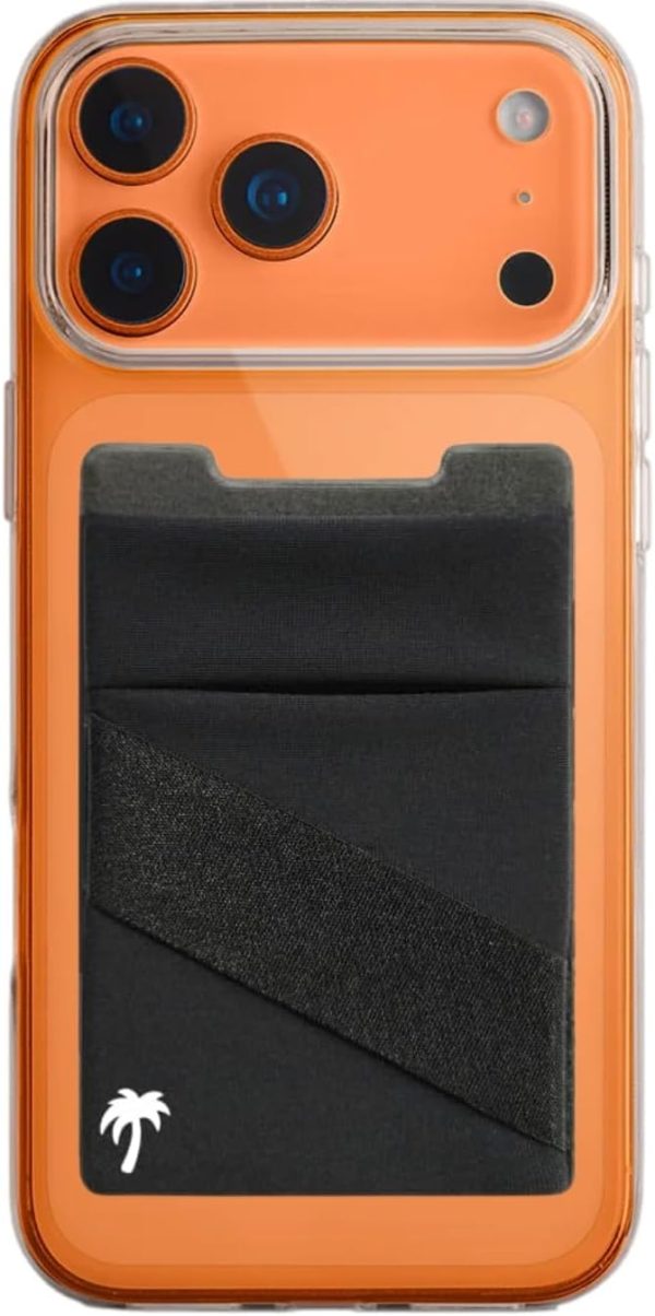 Black Spandex Sticky Wallet by Lifestyle Designs-0