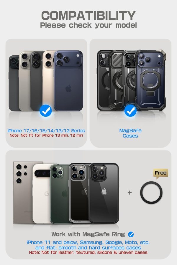 SUPCASE Magnetic Wallet for iPhone-6