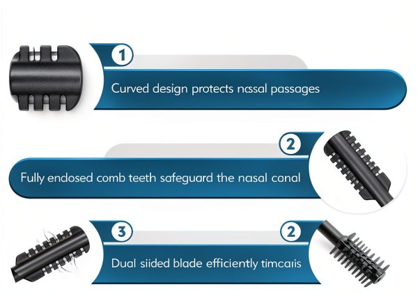 Nose Hair Trimmer MIVZO Stainless Steel Design-1