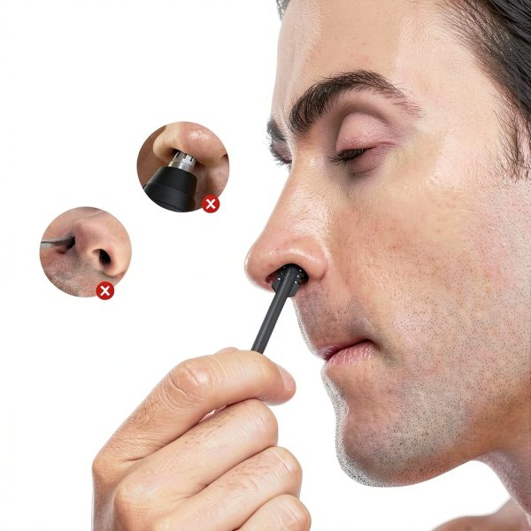 Nose Hair Trimmer MIVZO Stainless Steel Design-3