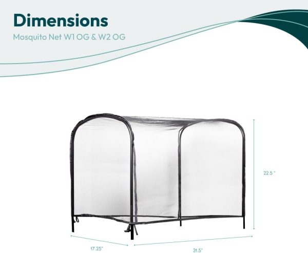WonderFold Outdoor Stroller Mosquito Net Black-5