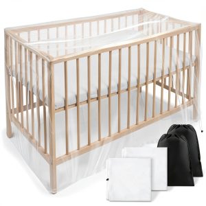 Baby Stroller Netting VitalCozy Polyester White-0