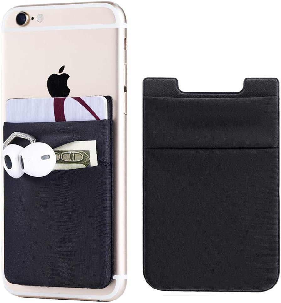 Fulgamo phone card holder attached to a phone