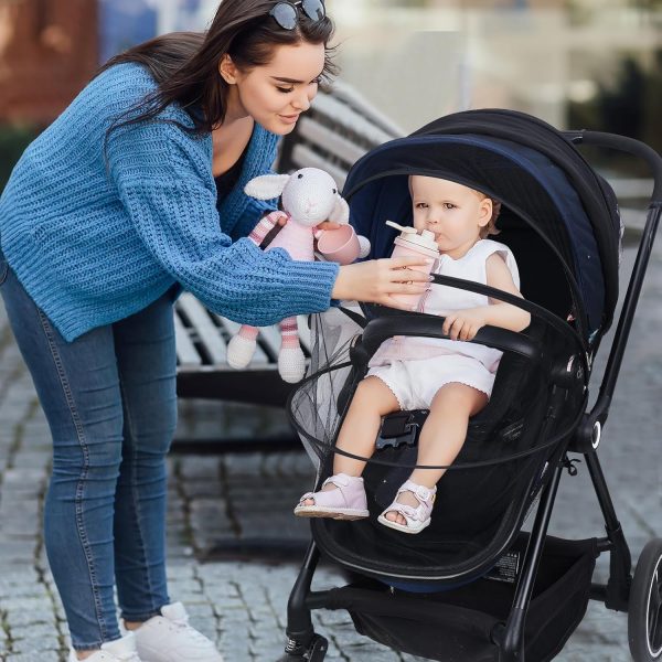 JOFOL BABE Baby Stroller Mosquito Net Upgrade Black-3