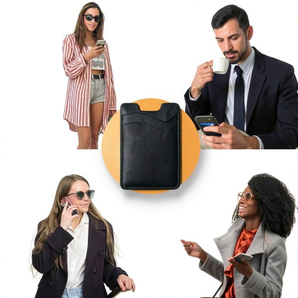 Premium Leather Phone Card Holder by Puxnoin Direct-6