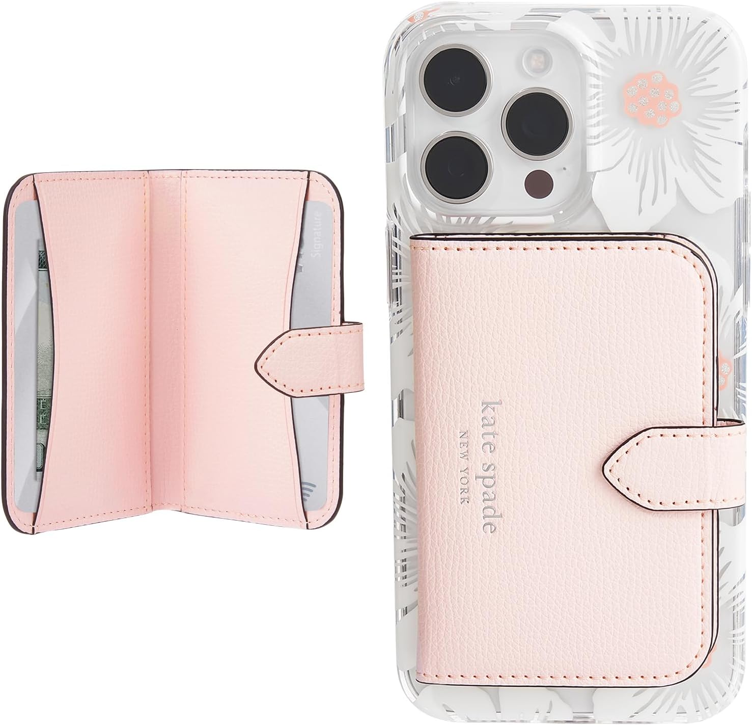 Kate Spade New York Magnetic Phone Wallet in Chalk Pink