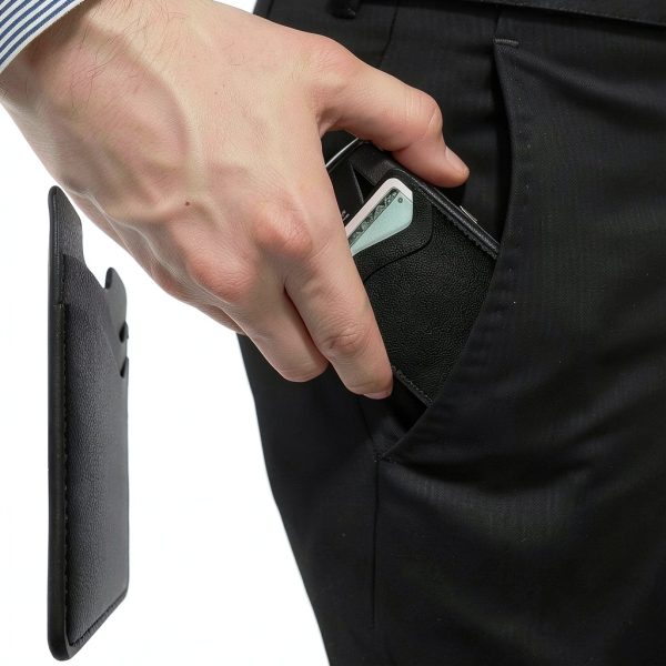 Premium Leather Phone Card Holder by Puxnoin Direct-2