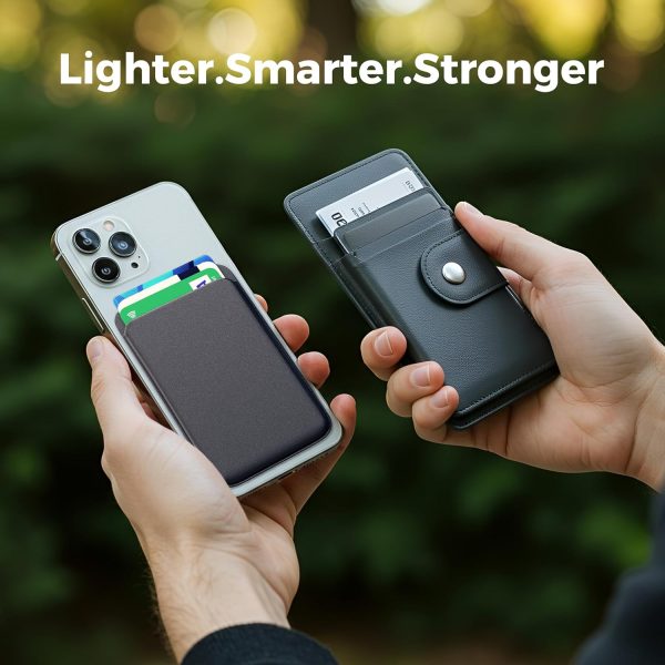 Magnetic Wallet Phone for iPhone Magsafe-3