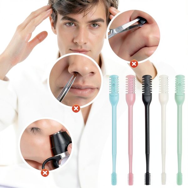 Nose Hair Trimmer prgislew Stainless Steel Design-3