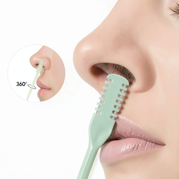 CNDNO Nose Hair Trimmer Double‑Sided Stainless Steel-2