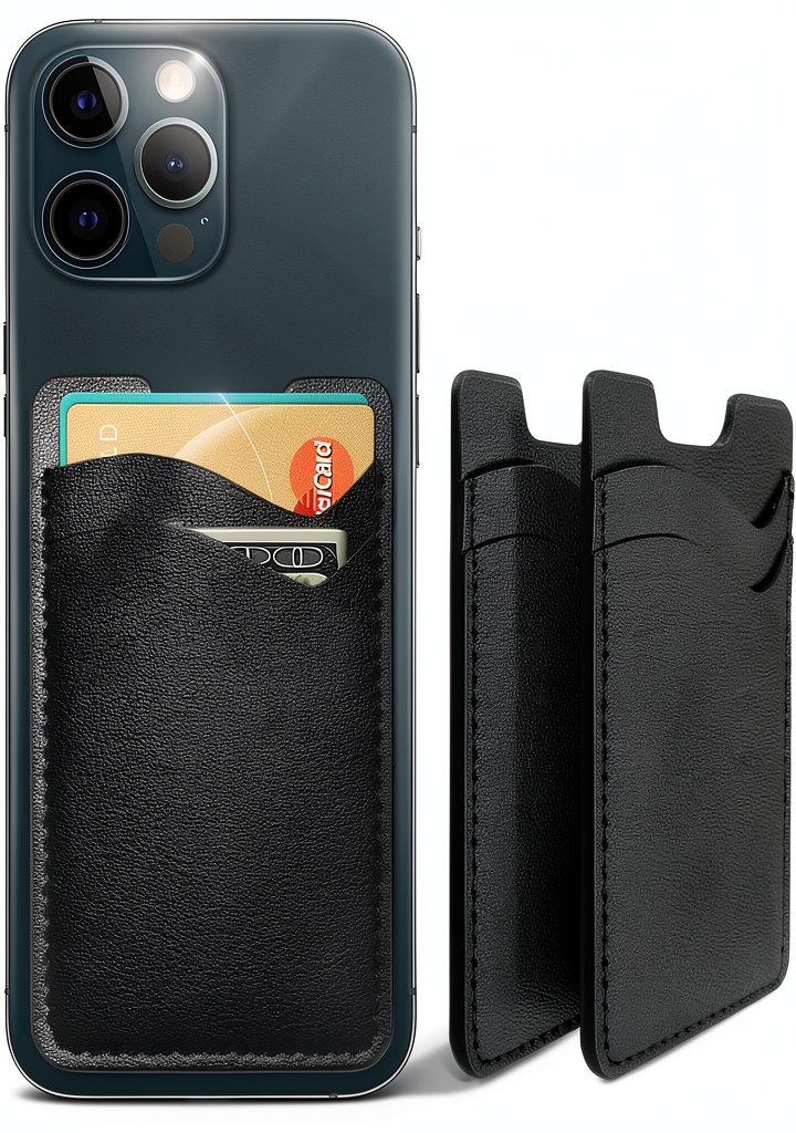 Premium Leather Phone Card Holder