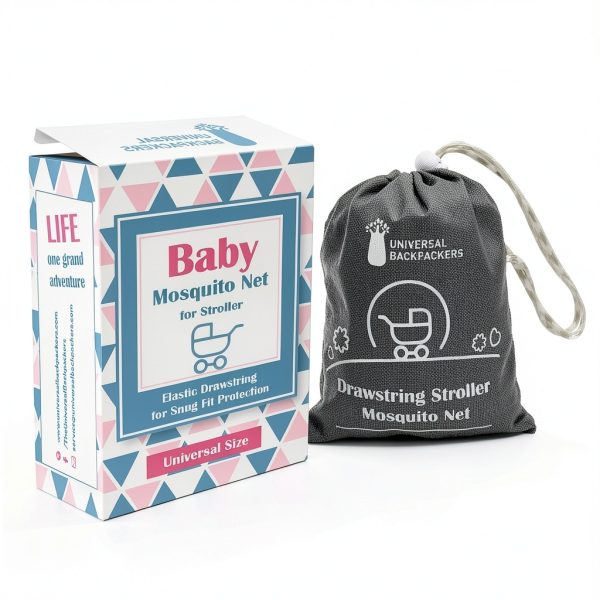 Universal Backpackers Baby Stroller Insect Netting-3