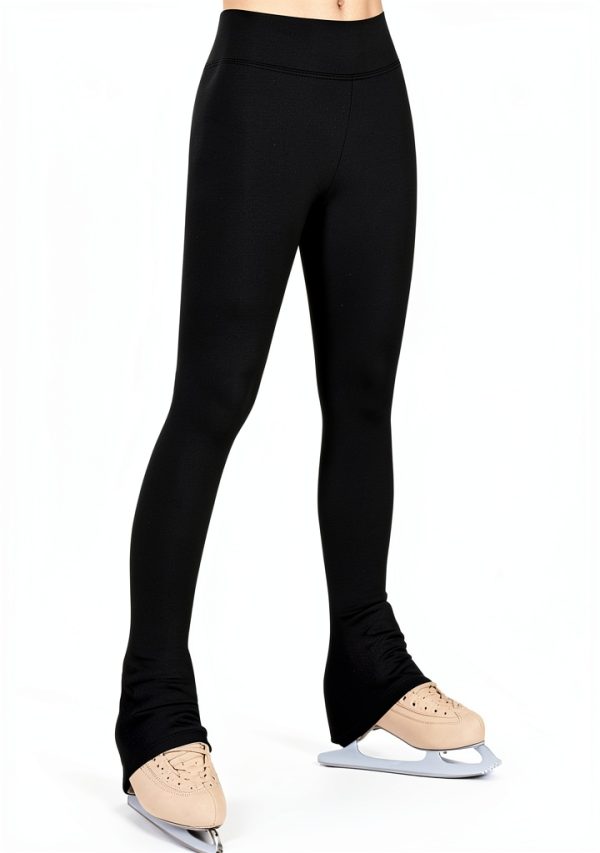 Girls Ice Skating Pants BrandName Stretch Black-0