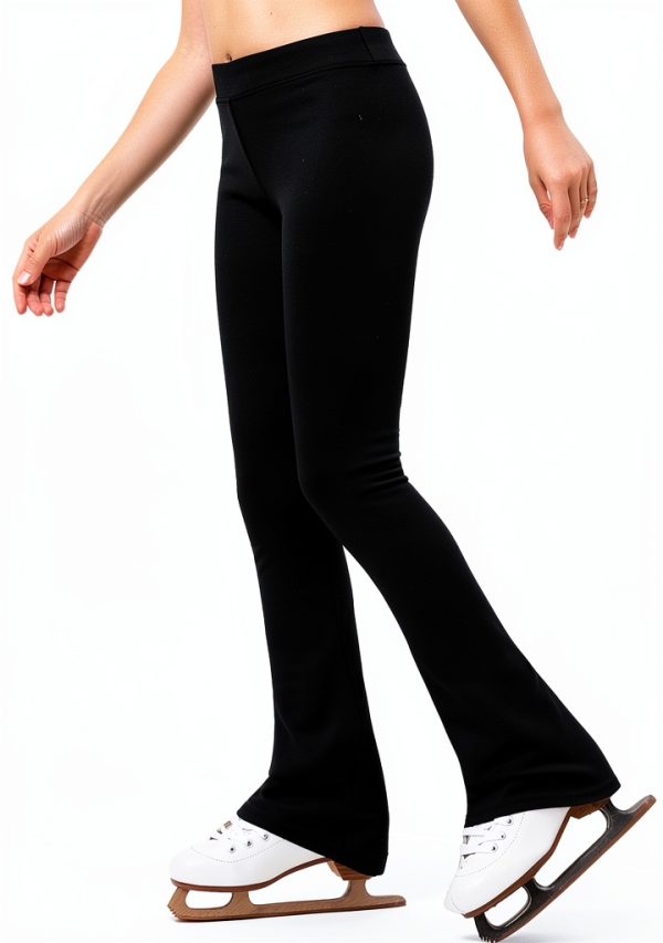 Stelle Girls Skating Pants Black Elastic Warm-1