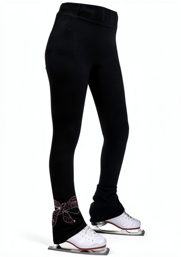 IceStar Girls Ice Skating Tights Fleece Warmth-0