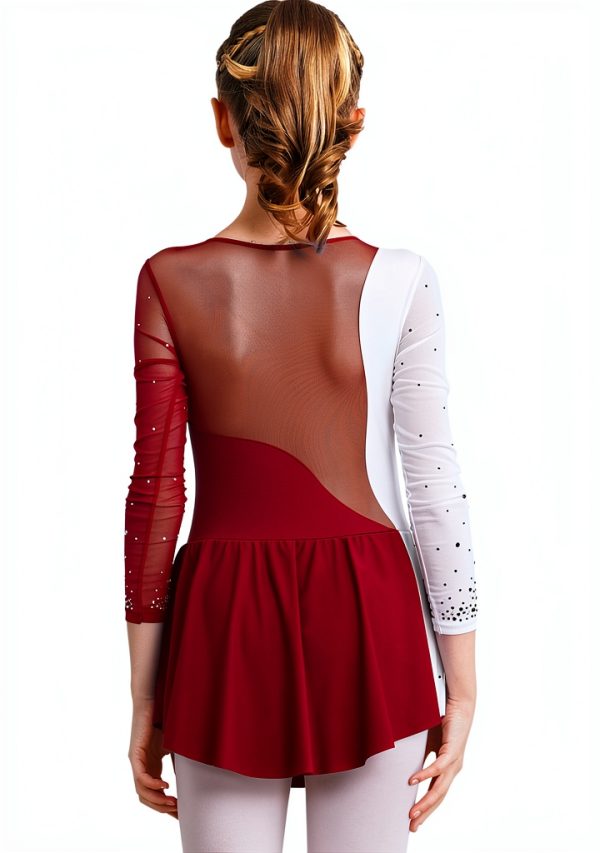 Girls Ice Skating Dress BrandX Light Rhinestone-3