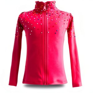 JoyCan Girls Ice Skating Suit Plush Warm Fit-0