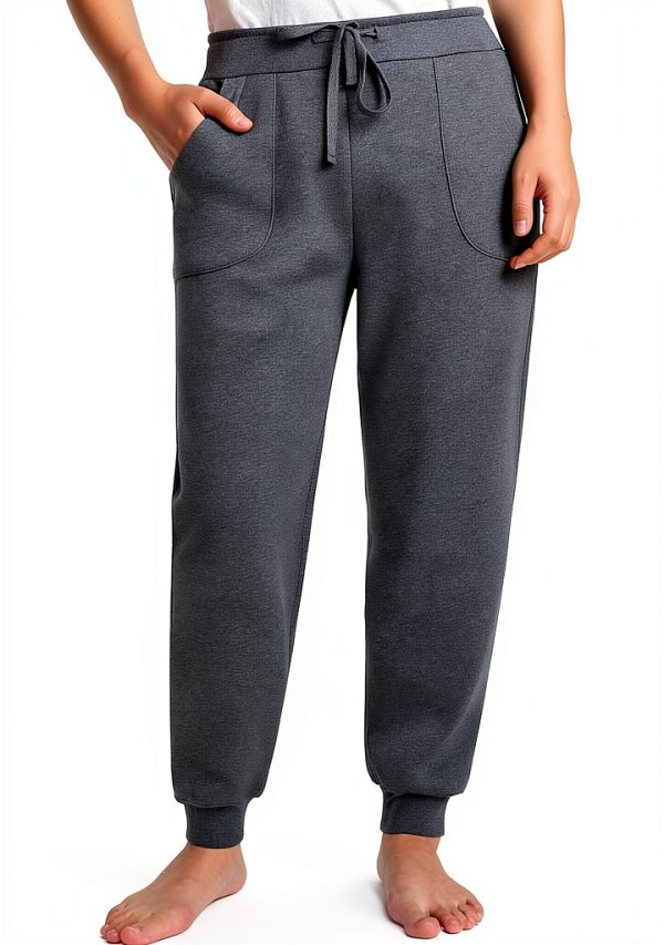 Fleece Jogger Pants X Navy Petite Women Thermal-0