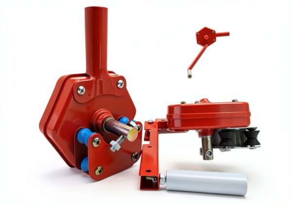 Greenhouse Film Roll Up Winch by Beuioslyr 262ft/4.92ft Aluminum-3