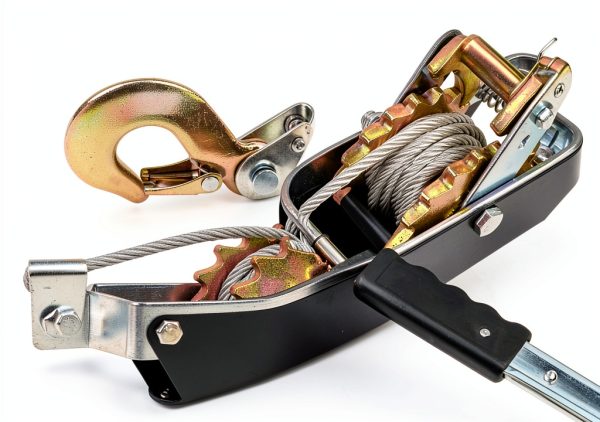 LULU Cargo Control Come Along Winch 2‑Ton Puller with 7.2ft Cable-4