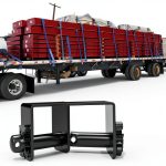 AUH Sliding Winch 4 PCS for Utility Trailer Duty Steel Black 5400lb-0