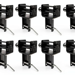 Heavy Duty Trailer Stake Pocket Winch 8‑Pack–Knwigoe 5400 lb Black-0