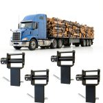Stake Pocket Winch, 16200 LBS Trailer Stake Pocket Winch with 4 Cotter Pin Holes for Flatbeds, Trucks-0