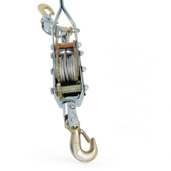 5 Ton Hand Puller Heavy Duty Winch Pull Hoist Come Along Cable Lever with 3 Hooks, Automotive Hoist Hand Winch Cable Puller Stretcher Lift-4