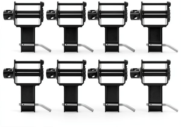 Heavy Duty Trailer Stake Pocket Winch 8‑Pack–Knwigoe 5400 lb Black-2