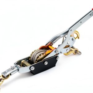 5 Ton Hand Puller Heavy Duty Winch Pull Hoist Come Along Cable Lever with 3 Hooks, Automotive Hoist Hand Winch Cable Puller Stretcher Lift-0