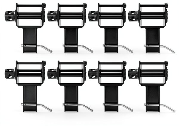 Heavy Duty Trailer Stake Pocket Winch 8‑Pack–Knwigoe 5400 lb Black-3