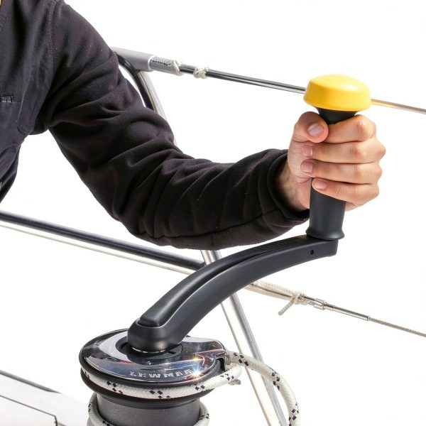 Lewmar 10" One Touch Aluminum Winch Handle Marine Grade Grip-4