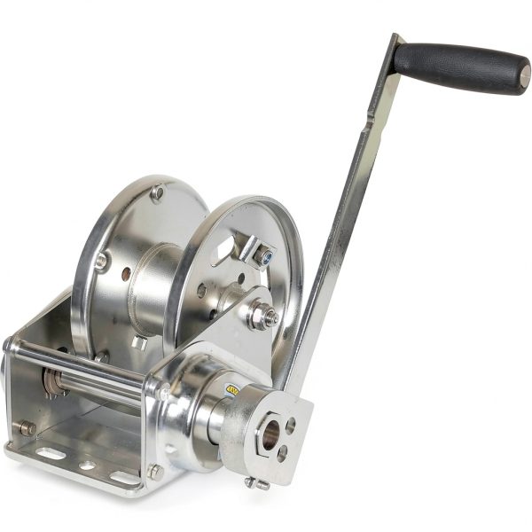 Single Speed Stainless Steel Hand Winch Endurance Marine 2500lb 11:1-0