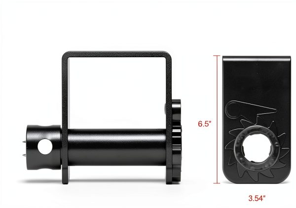 AUH Sliding Winch 4 PCS for Utility Trailer Duty Steel Black 5400lb-1