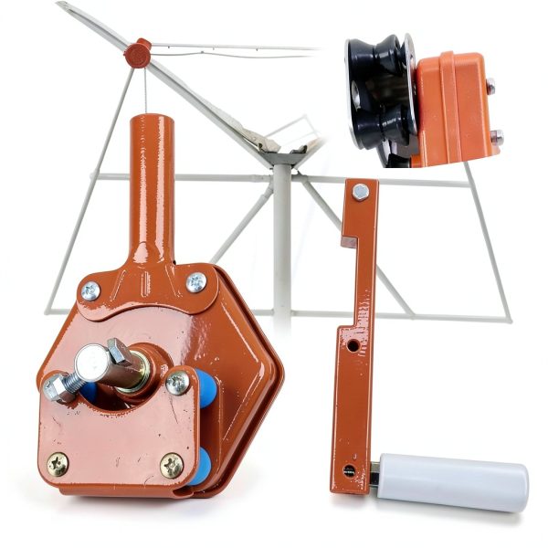 Greenhouse Film Roll Up Winch by Beuioslyr 262ft/4.92ft Aluminum-1