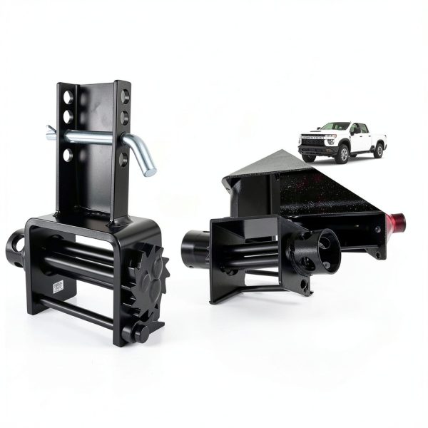 Heavy Duty Trailer Stake Pocket Winch 5400 lbs PRINIC 4 Pack Black-5