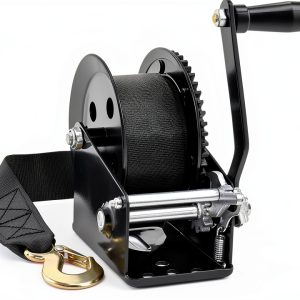 Hand Winch VEVOR 1600 lb with 33 ft Polyester Strap Two‑Way Ratchet-0