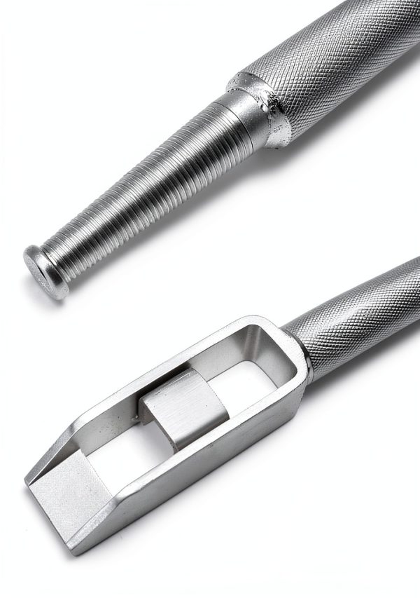 QWORK Square Head Carbon-Steel Winch Bar - Non Slip Handle 35in Lever-2