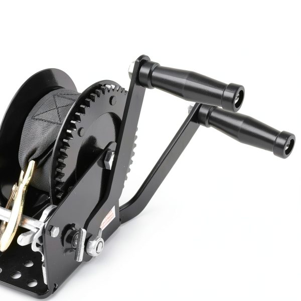 Hand Winch VEVOR 1600 lb with 33 ft Polyester Strap Two‑Way Ratchet-4