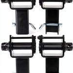 Heavy Duty Trailer Stake Pocket Winch 5400 lbs PRINIC 4 Pack Black-0