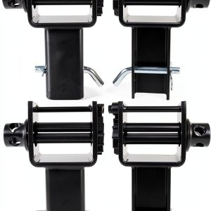 Heavy Duty Trailer Stake Pocket Winch 5400 lbs PRINIC 4 Pack Black-0