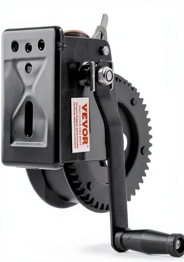 Hand Winch VEVOR 1600 lb with 33 ft Polyester Strap Two‑Way Ratchet-11